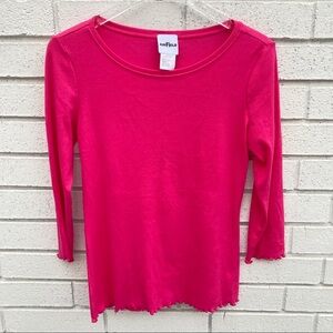 AirField | Pink Long Sleeve Blouse Top Small